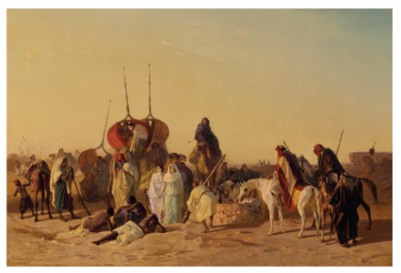 Caravan in the Desert