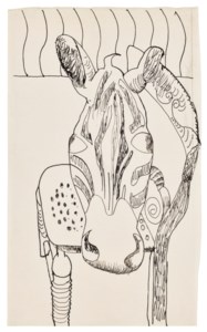 Zebra Head on a Chair