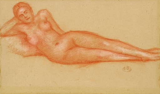 Dina couchée de face