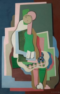 Jeune fille assise (Portrait de la fille de l'artiste)