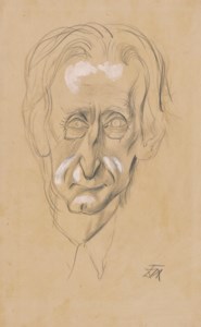 Kopf des Dichters Iwar von Lücken
