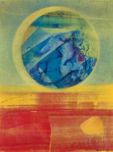 Hochzeit von Himmel und Erde - Variation in Blau und Rot