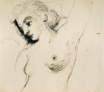Buste de femme en profil