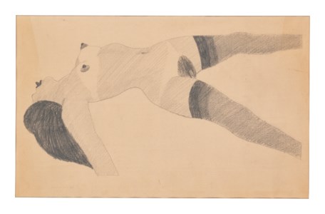 Drawing for Tongue Out Stockinged Nude