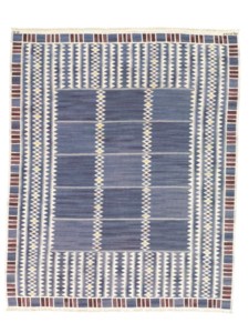 A 'Salerno blå' carpet , designed 1948