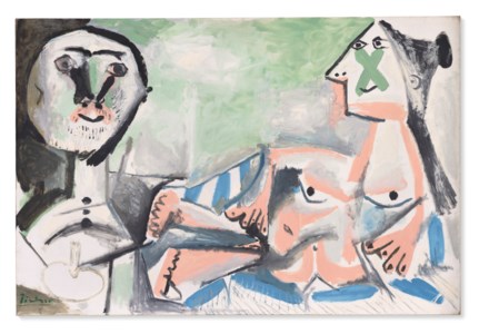 Pablo Picasso, Le peintre et son modèle