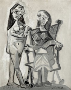 Pablo Picasso, Nu debout et femmes assises