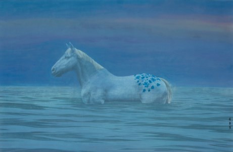 Xu Lei 徐累, Blue and White Horse