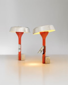 Two table lamps , circa 1962