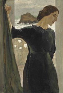 Valentin Serov (1865-1911), Portrait of Maria Zetlin (1882-1976)
