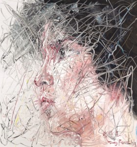 Zeng Fanzhi, Portrait of a Young Man