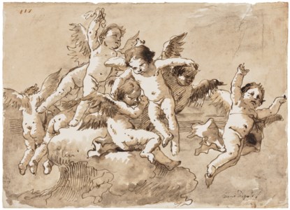 Amorini in flight