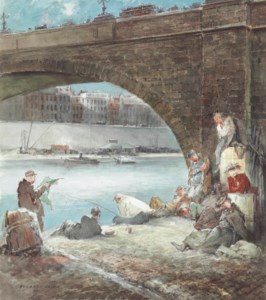 Fishing on the Seine