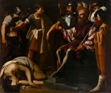 Mucius Scaevola before Lars Porsenna