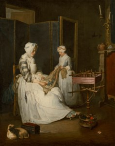 Jean Siméon Chardin, The Diligent Mother (‘La Mère laborieuse’)