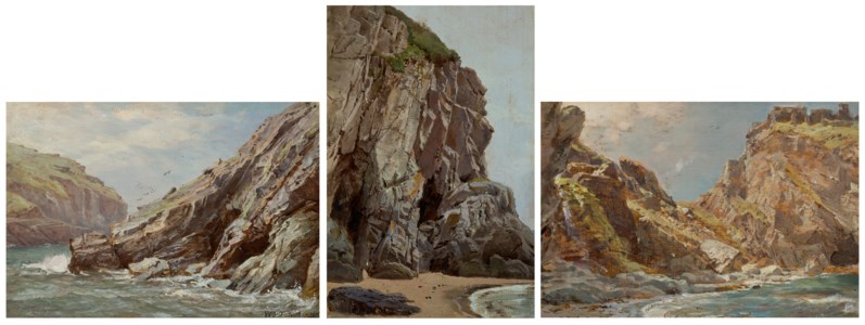 Coastal Scenes : A Group of Three Works