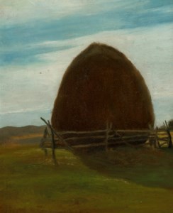 Afternoon: Blue and White Sky, Haystack
