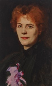 Woman with Cattleya Orchid