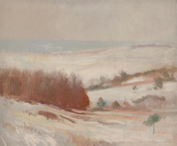 Snow Scene, Plymouth, Massachusetts