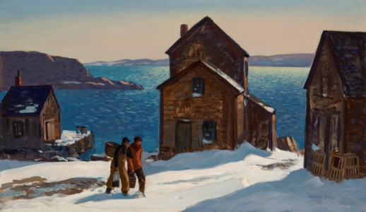 Fish Houses, Winter Day