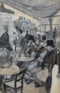 "In those days I often trod the Boul' Mich' without a single sou in my pocket."