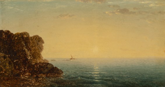 Sunset off Newport
