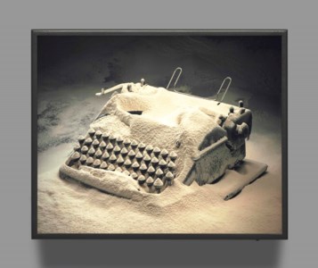 Typewriter with Flour