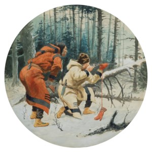Hunters in Winter