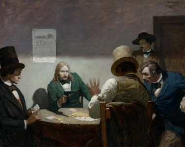 Wild Bill Hickok at the Cards