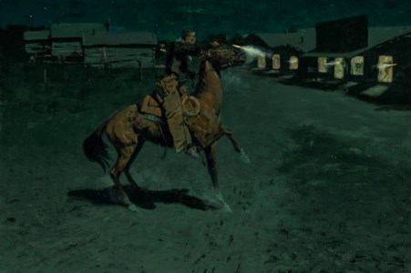 Frederick Remington, An Argument with the Town Marshall