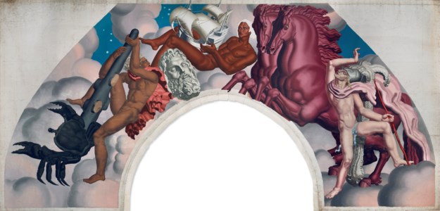 'The Salon de l'Argenterie' Mural for Carol II, King of Romania, commissioned for the Royal Palace of Bucharest, circa 1938-1940