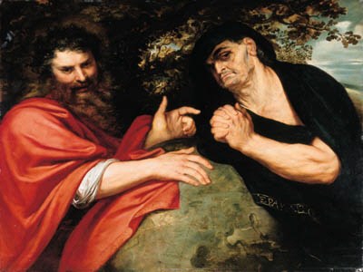 Sir Peter Paul Rubens, Democritus and Heraclitus