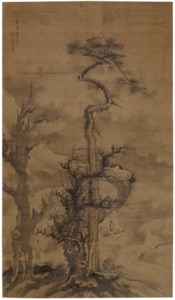 Scholars beneath a Large Pine