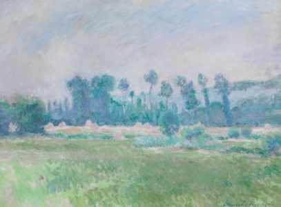 Paysage à la meule de foin à Giverny