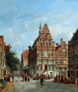 A view of the City Hall, Oudewater