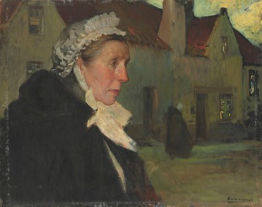A Dutch fisher woman
