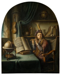 Gerrit Dou, The Flute Player