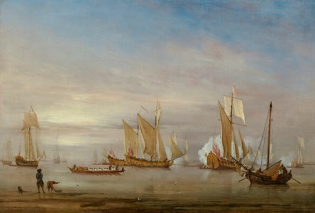 The Departure of William of Orange and Princess Mary for Holland, November 1677