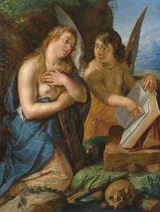 The Penitent Magdalene with an Angel