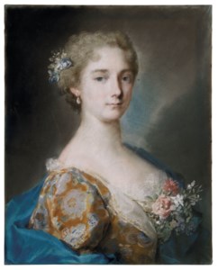 Portrait of a lady at three-quarter length