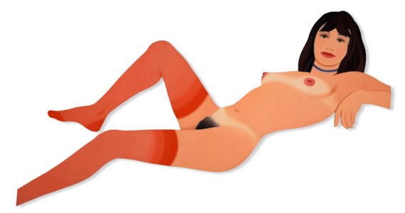 Tom Wesselman, Reclining Stockinged Nude