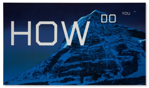Ed Ruscha, How Do You Do?