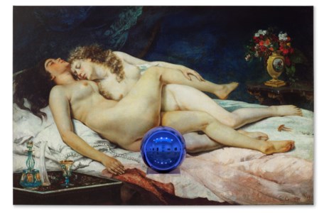 Gazing Ball (Courbet Sleep)