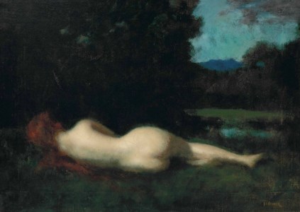 Nymphe couchée. Grand réplique.