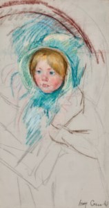 Sketch of 'Sara in a Green Bonnet'