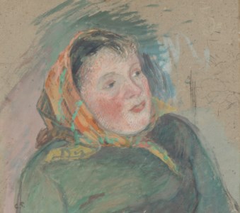 Tête de paysanne