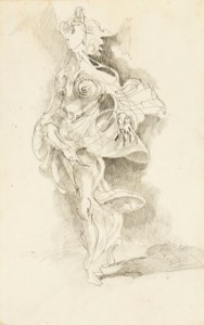 Figura Surrealista (Erotic standing figure)