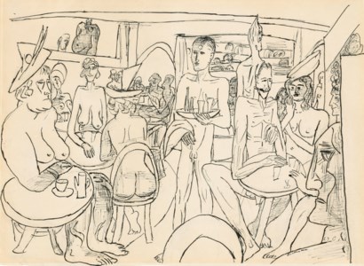 Entkleidetes Café