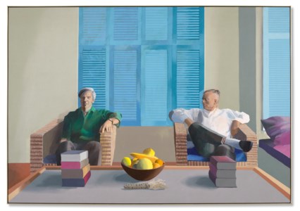David Hockney, Christopher Isherwood and Don Bachardy