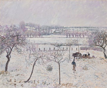 Neige et givre à Eragny